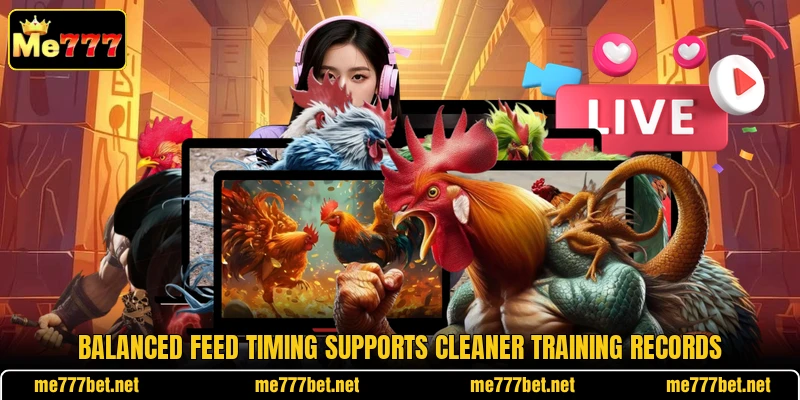 Balanced feed timing supports cleaner training records Balanced feed timing supports cleaner training records