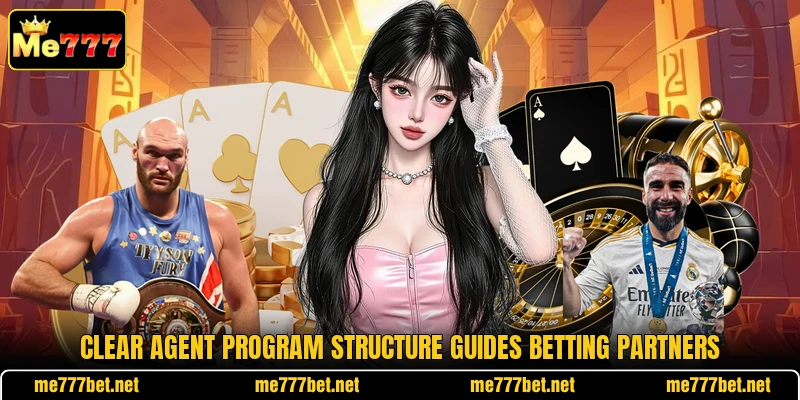 Clear agent program structure guides betting partners Clear agent program structure guides betting partners