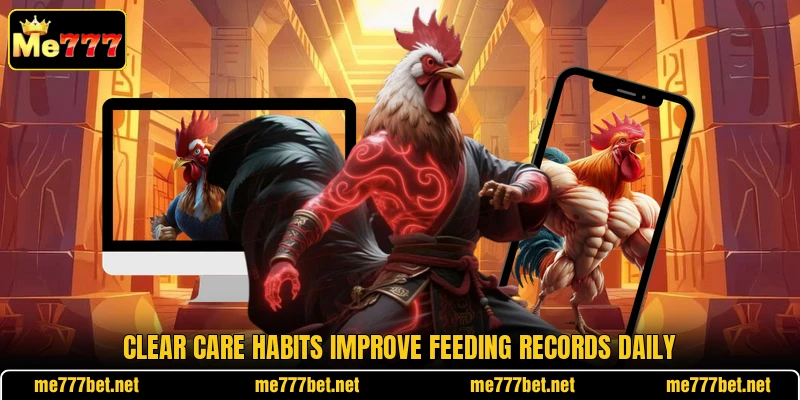 Clear care habits improve feeding records daily Clear care habits improve feeding records daily