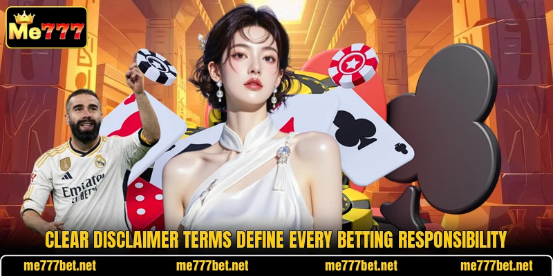 Clear disclaimer terms define every betting responsibility Clear disclaimer terms define every betting responsibility