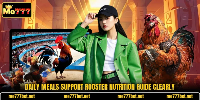 Daily meals support rooster nutrition guide clearly Daily meals support rooster nutrition guide clearly