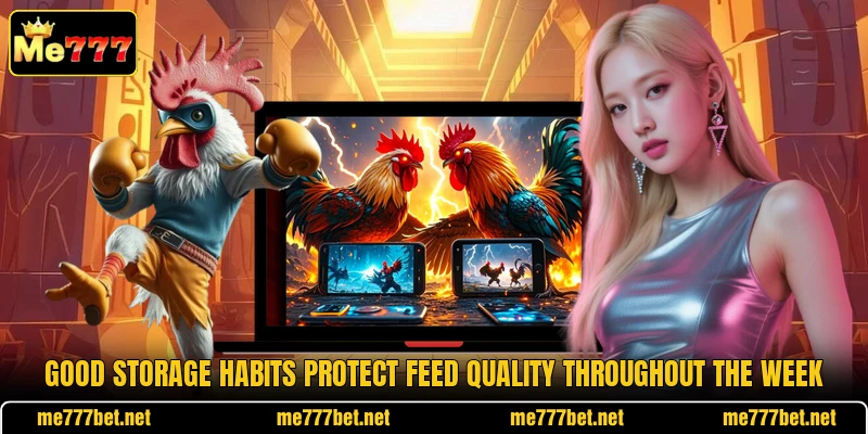 Good storage habits protect feed quality throughout the week Good storage habits protect feed quality throughout the week