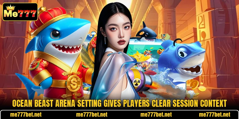 Ocean Beast Arena setting gives players clear session context Ocean Beast Arena setting gives players clear session context