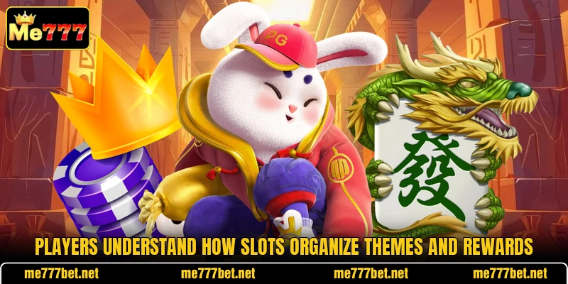 Players understand how slots organize themes and rewards Players understand how slots organize themes and rewards