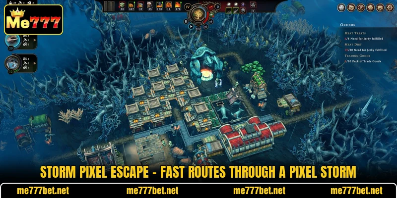Storm Pixel Escape - Fast Routes Through A Pixel Storm